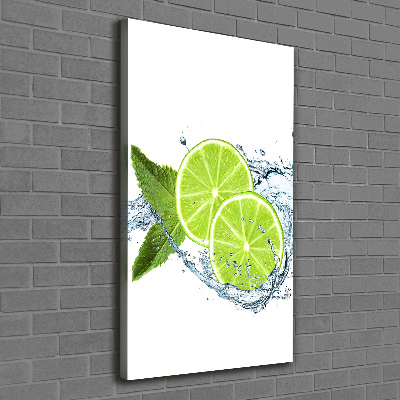 Canvas wall art Lime