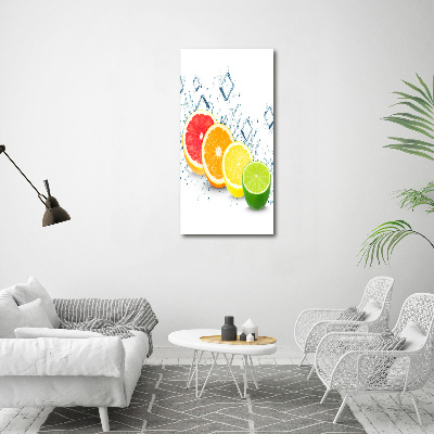 Canvas wall art Citruses