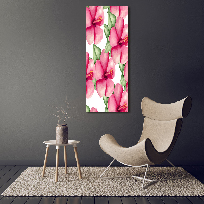 Canvas wall art Tropical flowers