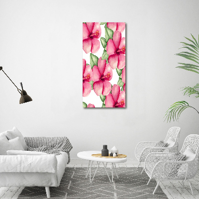 Canvas wall art Tropical flowers