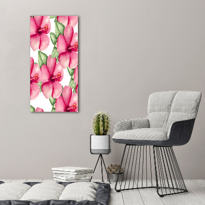 Canvas wall art Tropical flowers