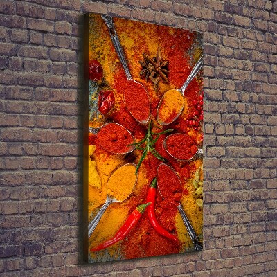 Canvas wall art Spices