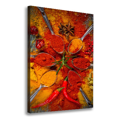 Canvas wall art Spices