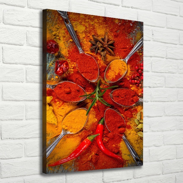 Canvas wall art Spices