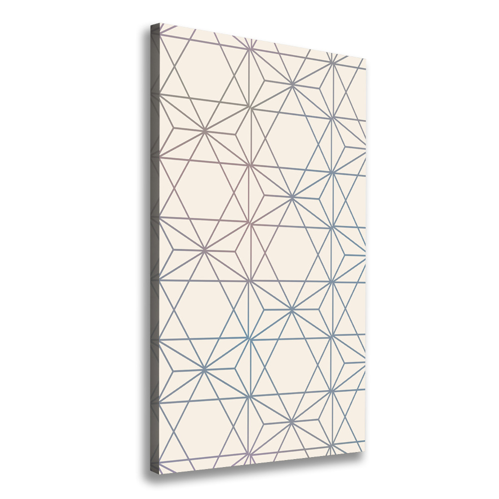 Canvas wall art Geometric background