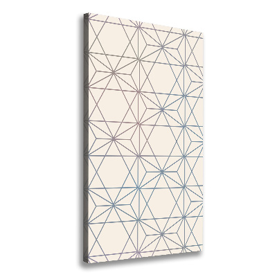 Canvas wall art Geometric background