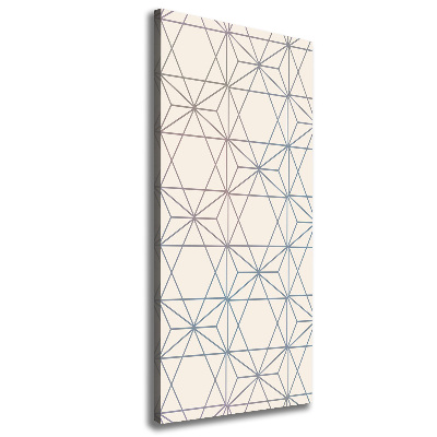 Canvas wall art Geometric background