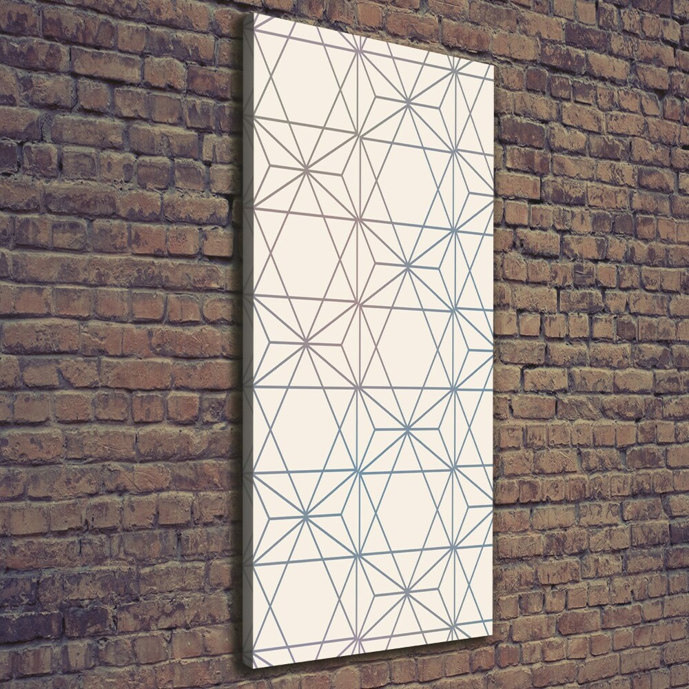 Canvas wall art Geometric background