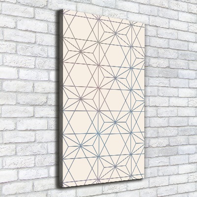 Canvas wall art Geometric background