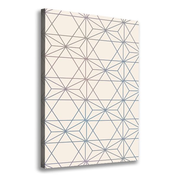 Canvas wall art Geometric background