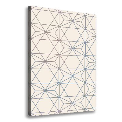 Canvas wall art Geometric background