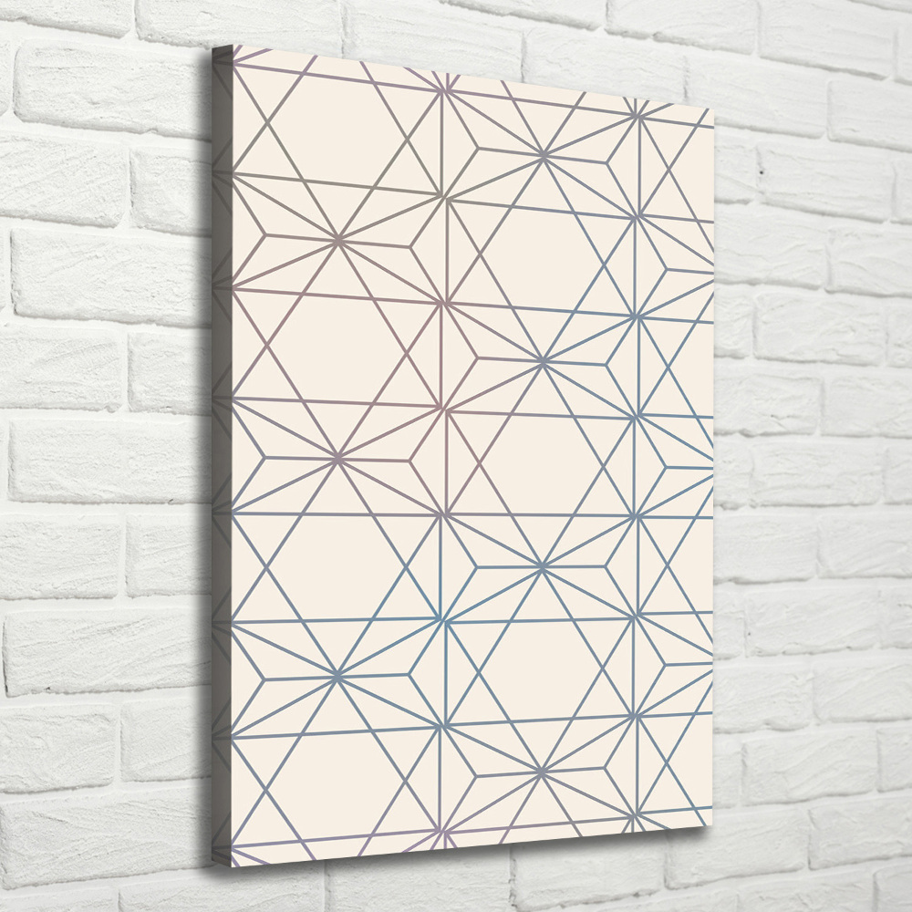 Canvas wall art Geometric background