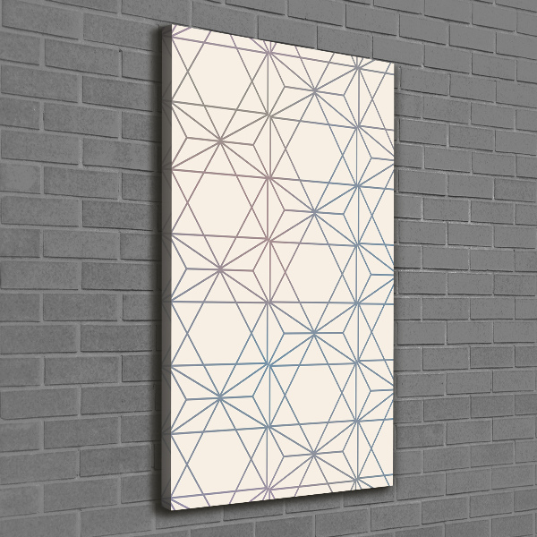 Canvas wall art Geometric background