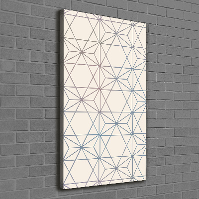 Canvas wall art Geometric background