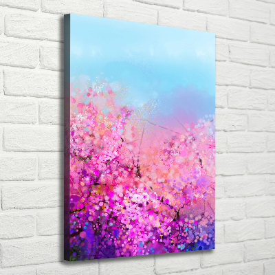 Canvas wall art Cherry blossoms