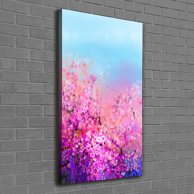 Canvas wall art Cherry blossoms