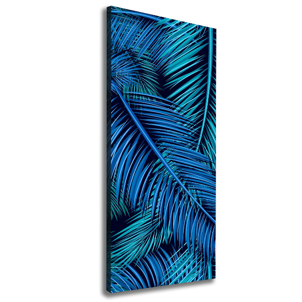 Large canvas wall art Palm leaves