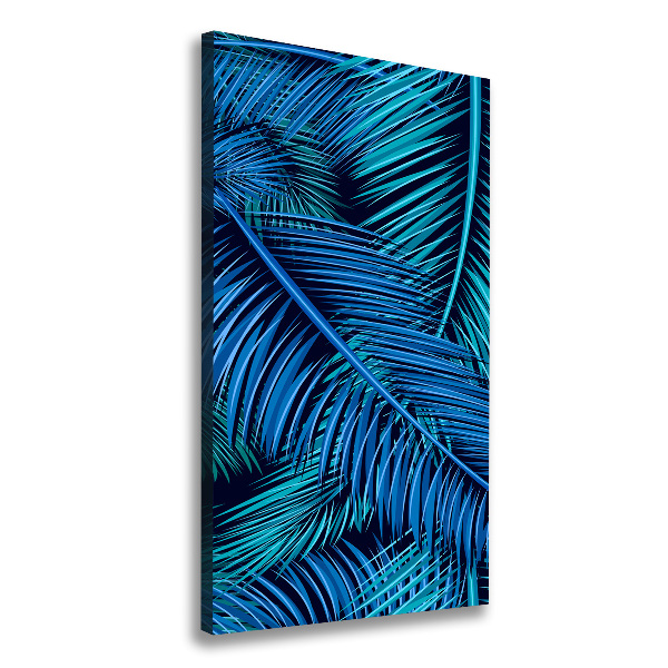 Large canvas wall art Palm leaves