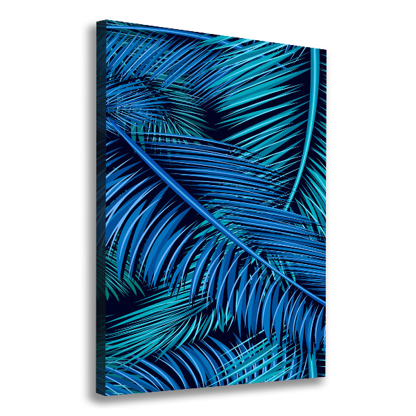 Large canvas wall art Palm leaves