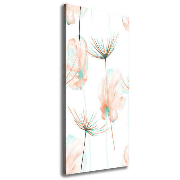 Large canvas wall art Field flowers