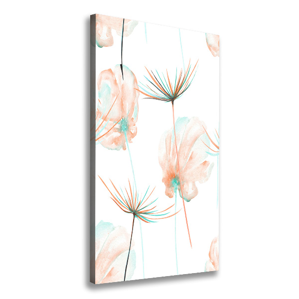 Large canvas wall art Field flowers