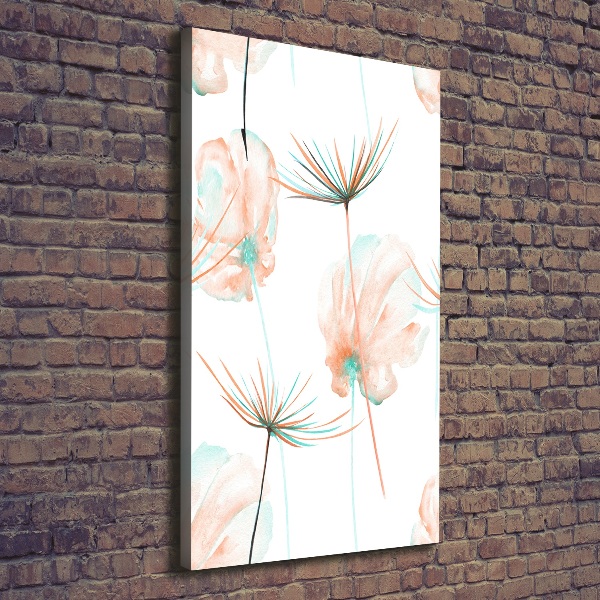 Large canvas wall art Field flowers