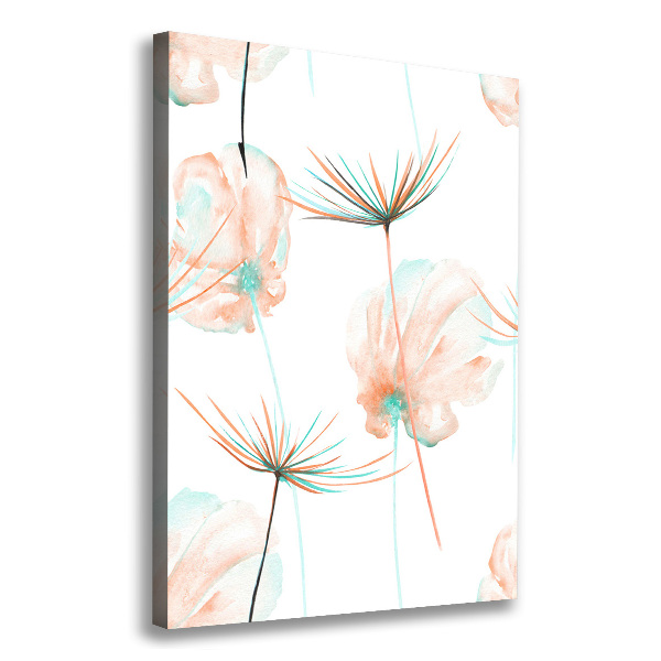 Large canvas wall art Field flowers