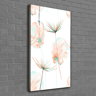 Large canvas wall art Field flowers