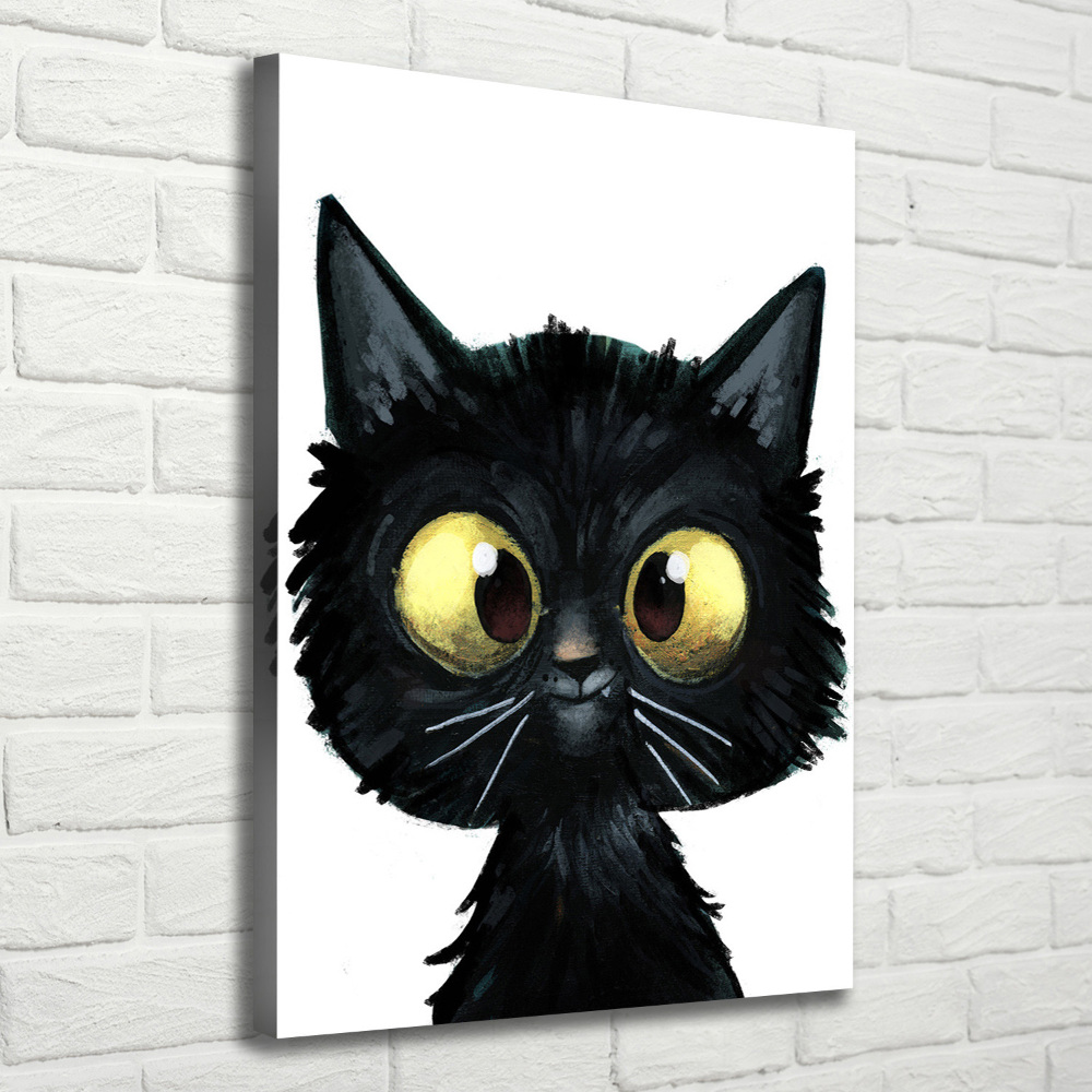 Large canvas wall art Cat