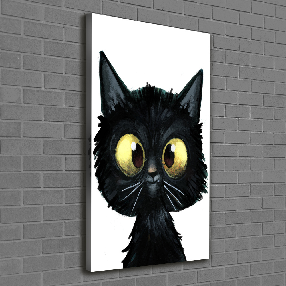 Large canvas wall art Cat