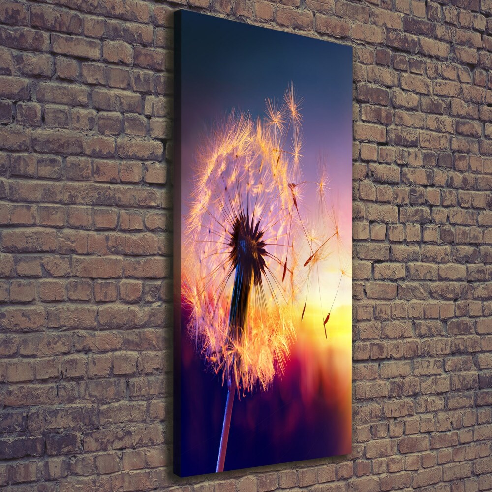 Large canvas wall art Dandelion