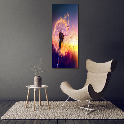 Large canvas wall art Dandelion