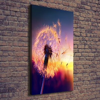 Large canvas wall art Dandelion