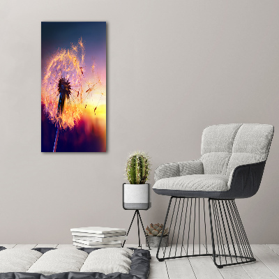 Large canvas wall art Dandelion