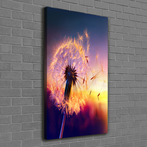 Large canvas wall art Dandelion