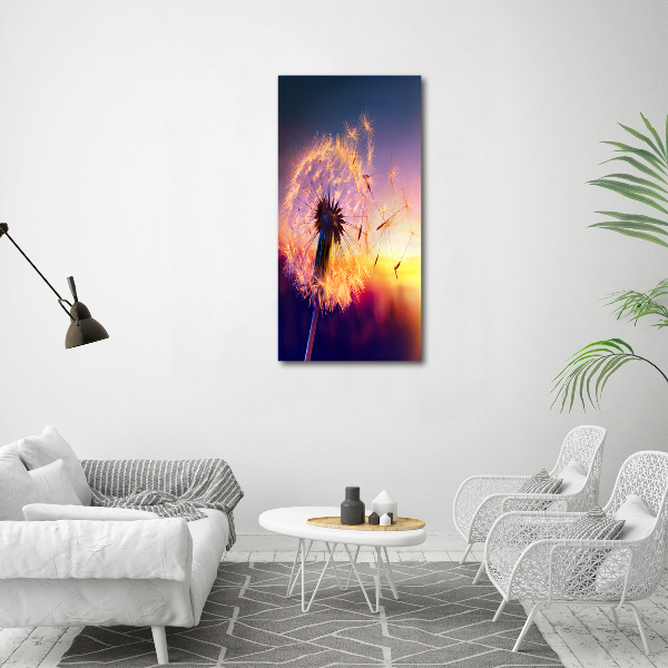 Large canvas wall art Dandelion