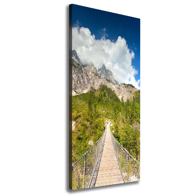 Large canvas wall art Hanging bridge