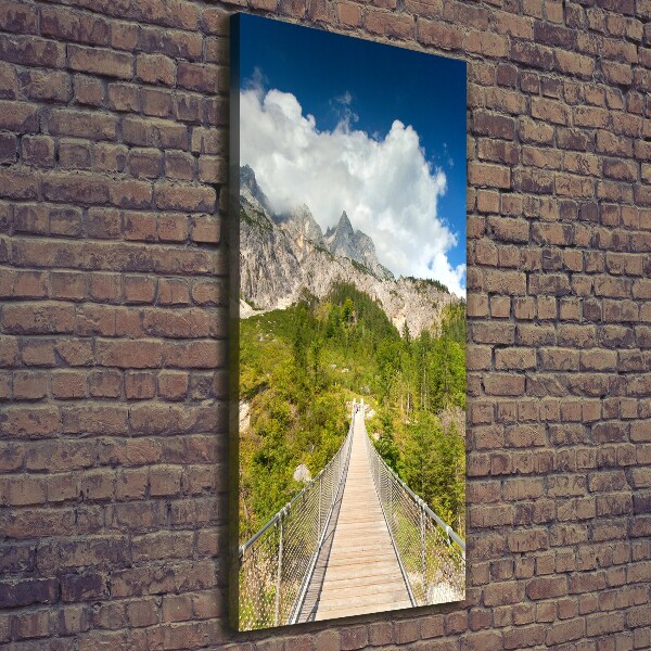 Large canvas wall art Hanging bridge