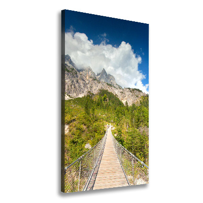 Large canvas wall art Hanging bridge