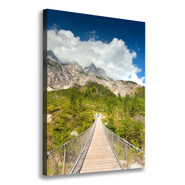 Large canvas wall art Hanging bridge