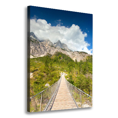 Large canvas wall art Hanging bridge