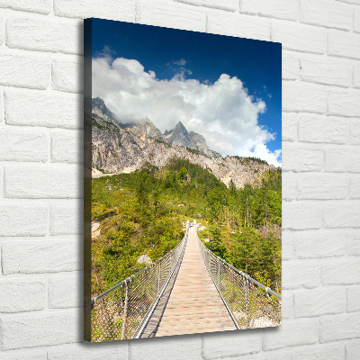 Large canvas wall art Hanging bridge