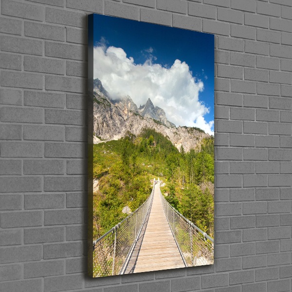 Large canvas wall art Hanging bridge