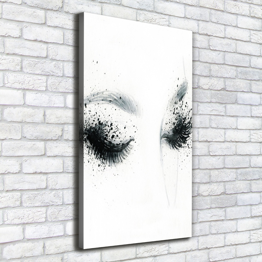 Large canvas wall art Makeup