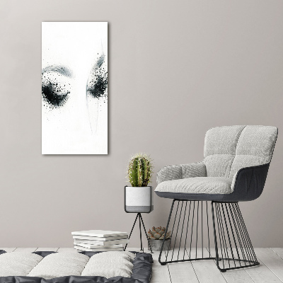 Large canvas wall art Makeup