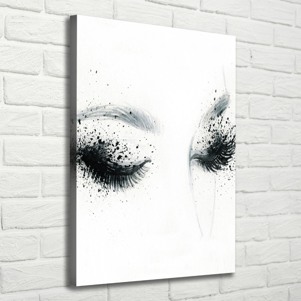 Large canvas wall art Makeup