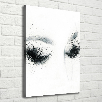 Large canvas wall art Makeup