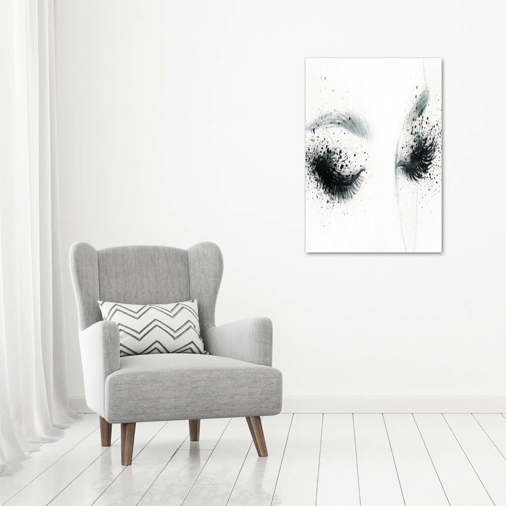 Large canvas wall art Makeup