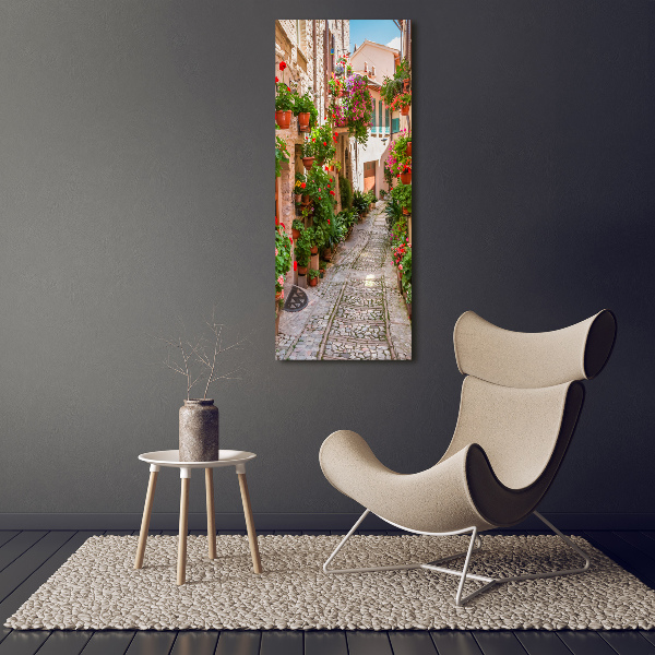 Wall art canvas Italian streets