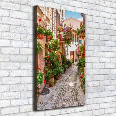 Wall art canvas Italian streets